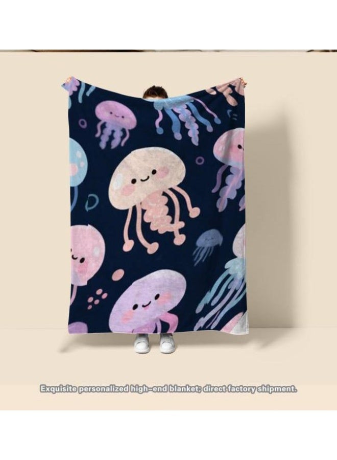 عام بطانية رقيقة من الفانيلا الكرتونية للأطفال والرضع (دافئة ومريحة، ومناسبة للنوم والألعاب) 70 سم * 100 سم - Image 3