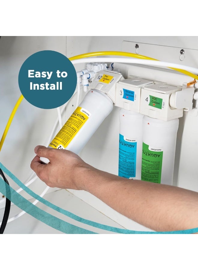 AQUA TRU 1 Year Combo Pack - Includes 2 Pre-Filters and 1 Carbon Filter