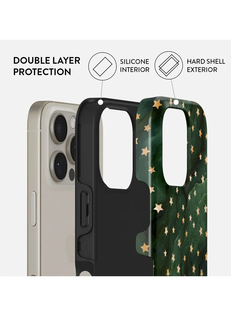 BURGA iPhone 16 Pro Max Case, 2 Piece Hard Shell + TPU Silicone Interior, Shock Absorption, All Port Accessible, Raised Bezel For Screen & Camera Protection, Never Fading HQ Print,Prince Charming
