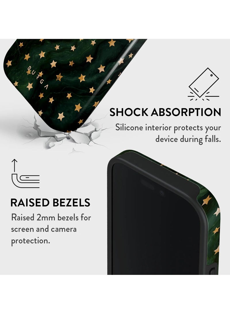 BURGA iPhone 16 Pro Max Case, 2 Piece Hard Shell + TPU Silicone Interior, Shock Absorption, All Port Accessible, Raised Bezel For Screen & Camera Protection, Never Fading HQ Print,Prince Charming - Image 4