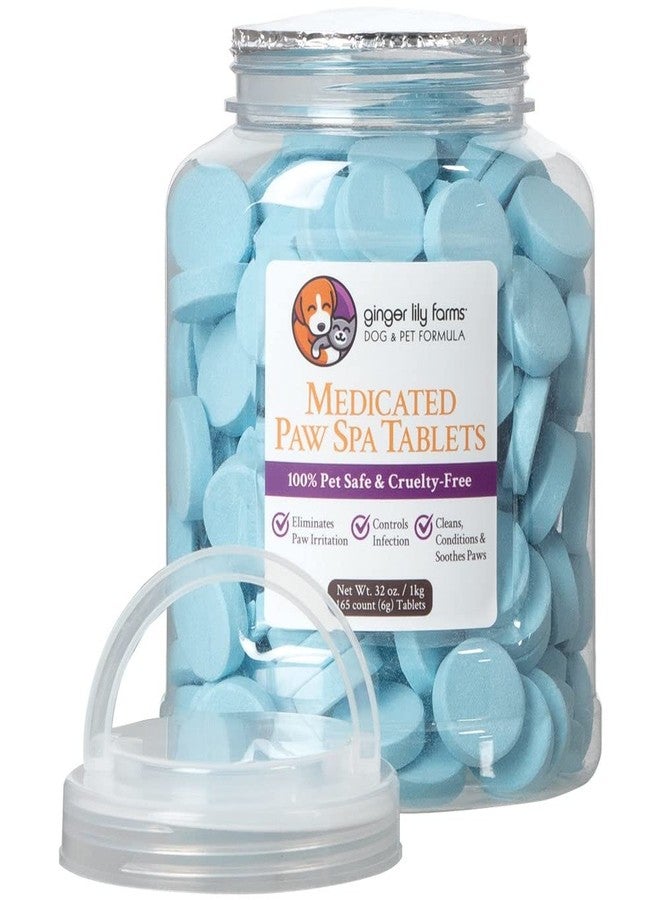 Ginger Lily Farms Dog & Pet Formula Medicated Paw Spa Tablets, 100% Pet Safe & Cruelty-Free, 165-Count - Image 3