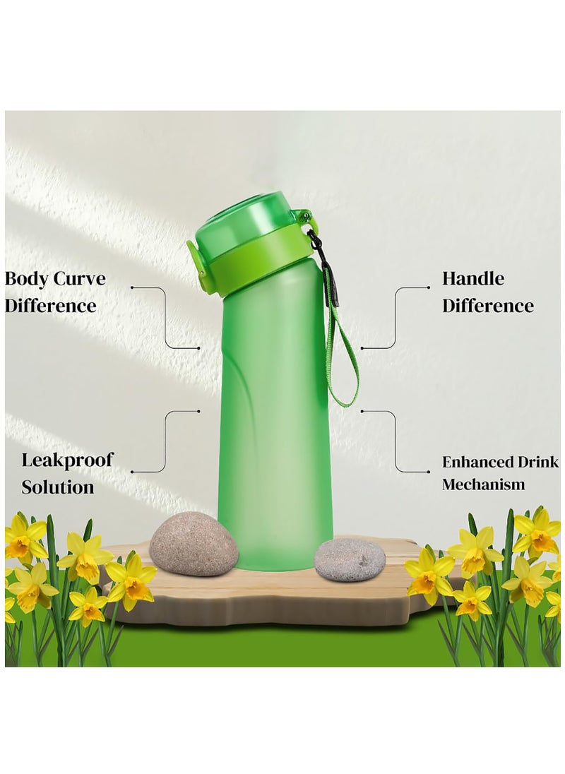 SYOSI - Sports Air Water Bottle BPA Free Starter up Set Drinking Bottles,750ML Fruit Fragrance Water Bottle, with 7 Flavour pods%0 Sugar Water Cup, for Gym and Outdoor Gift - Image 1