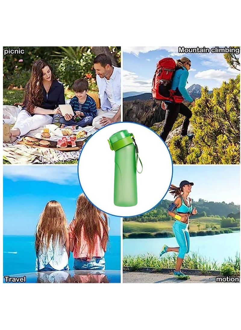 SYOSI - Sports Air Water Bottle BPA Free Starter up Set Drinking Bottles,750ML Fruit Fragrance Water Bottle, with 7 Flavour pods%0 Sugar Water Cup, for Gym and Outdoor Gift - Image 1