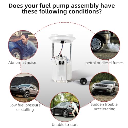 OVANOH Electric Fuel Pump Module Assembly Compatible For Chrysler 300 2005-2017 Dodge Challenger 2008-2017 Dodge Charger 2006-2015 Magnum 2005-2008 V6 V8 Replace E7192M E7241M P76609M 68102695AG - Image 3