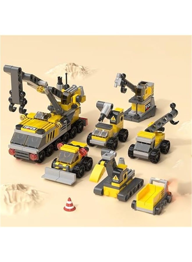 Loquat Urban Rescue Series Building Block Toys,Stacking Skill Training and Creative Thinking Cultivation， Building kit Toys Best Gift for Boys Aged 4-10… (Crane Engineering) - Image 4