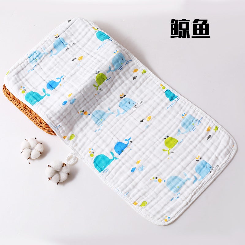 6-Layer Gauze Baby Bath Towel, Pure Cotton, Super Soft, Breathable, Lint-Free, Animal  Print