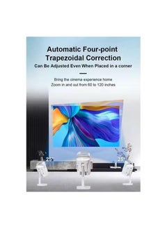FIPKA All-In-One 3D LED Smart Projector with Auto Focus Lens WiFi Android Bluetooth Mini Home Theater Stand Optional Battery  - Image 5