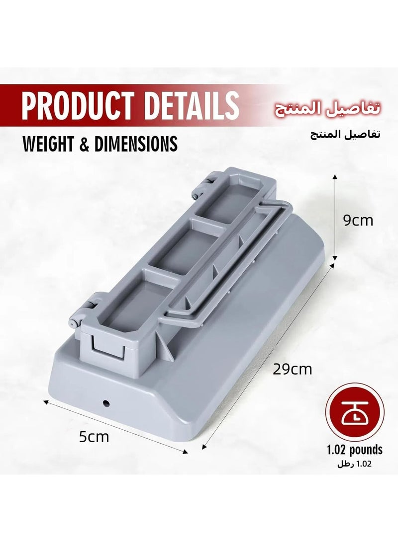 YQbest Kebab Maker Press, Plastic Kebab Press, Manual Kabob Maker, Turkish Kebab Skewers Maker, Portable Easy to Use, CLean Grilling Essentials  - Image 2