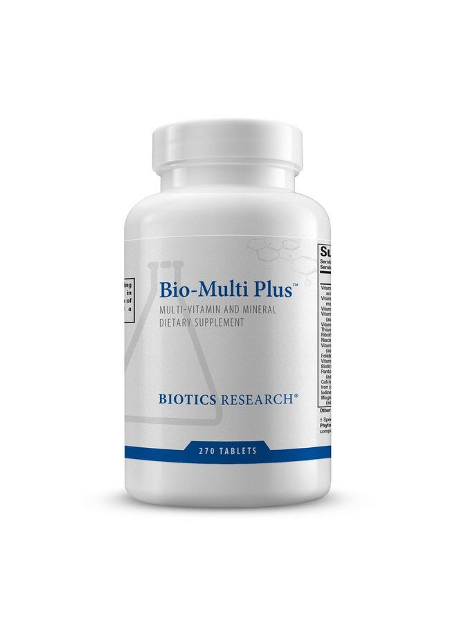 Biotics Research Biotics Research Bio-Multi Plus - Robust Foundational Multivitamin/Mineral Formula, Contains Plant-Based Trace Minerals 270 Tablets - Image 1