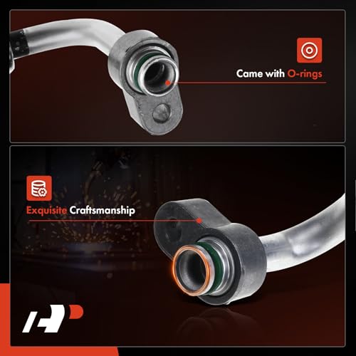 A-Premium A/C Discharge Line Hose Assembly Compatible with Mazda RX-8 2004-2011 R2 1.3L, Compressor to Condenser - Image 3