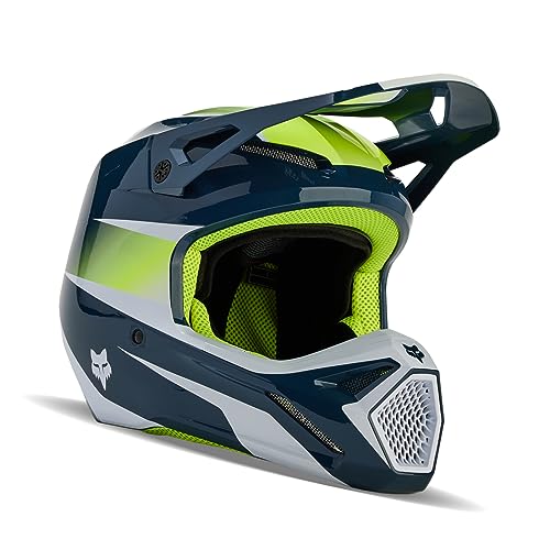Fox Racing Youth V1 Motocross Dirt Bike Helmet Dark Indigo Medium