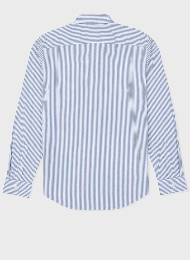 American Eagle Striped Slim Fit Shirt