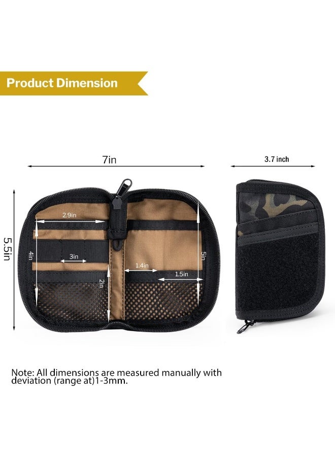 VIPERADE VE10 Tool Pouch, EDC Pocket Organizer for Men, Small EDC Organizer Pouch with 7 Pockets, EDC Pouch Organizer Utility Pouch for Multitools, Nylon Compact Organizer  - Image 3