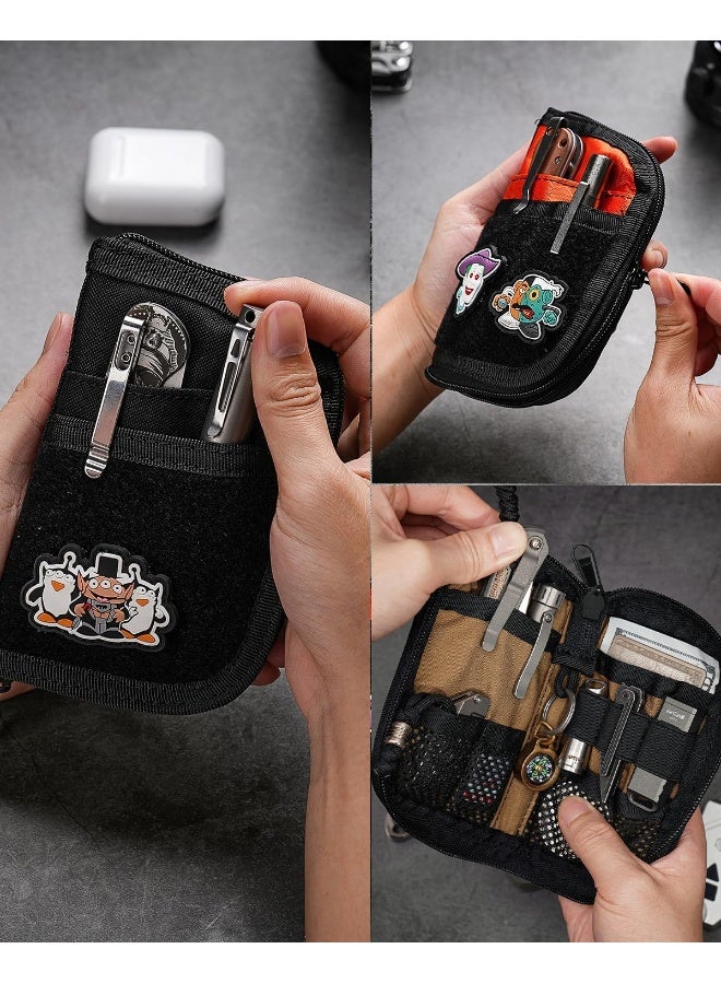 VIPERADE VE10 Tool Pouch, EDC Pocket Organizer for Men, Small EDC Organizer Pouch with 7 Pockets, EDC Pouch Organizer Utility Pouch for Multitools, Nylon Compact Organizer  - Image 5