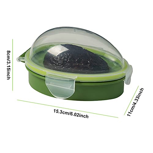 Kryslanix Avocado Saver Holder with Clear Snap-On Lid,Avocado Fresh Saver,Avocado Container Storage Box,Fruit Keeper Avocado Keeper Storage container-Keep Your Avocados Fresh for Days - Image 2