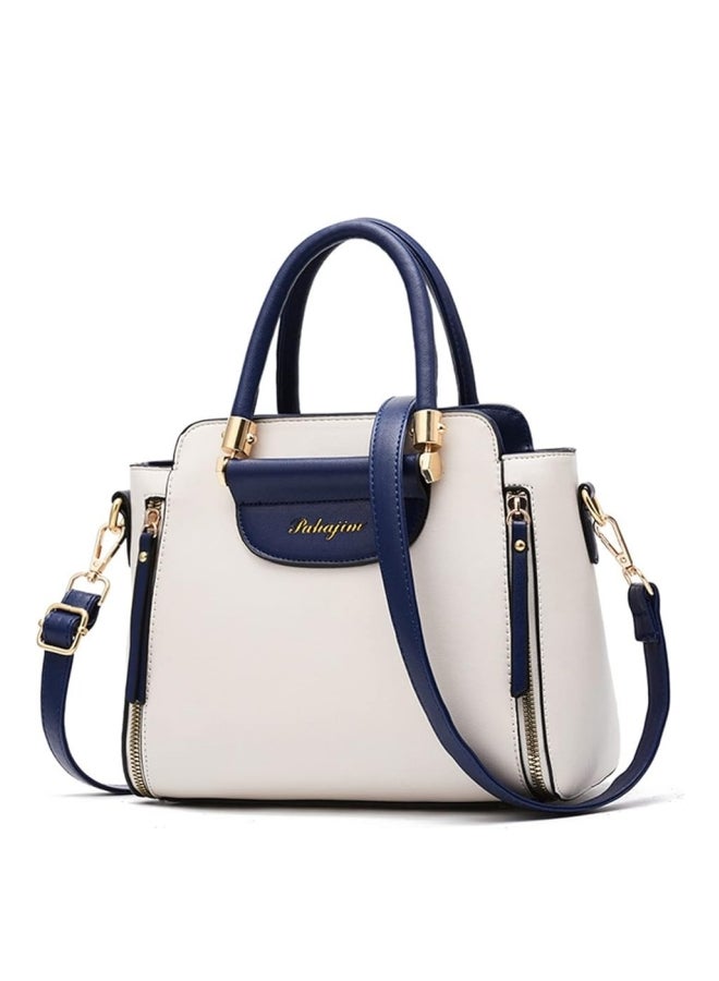 pohojim Women's Versatile Contrast Color Crossbody Bag, Ladies Large Capacity Shoulder Bag Handbag Tote Bags Clutch Bag, Fashion Daily Commuting Sling Bag Side Bag for Girls College Students - Image 1