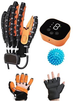 Arabest Rehability Robot Gloves Hand Stroke Recovery Equipment Hand Dysfunction Patient Training Device Stroke Hemiplegia Finger Orthosis for Long Term Relief Finger Cramps  - Image 1