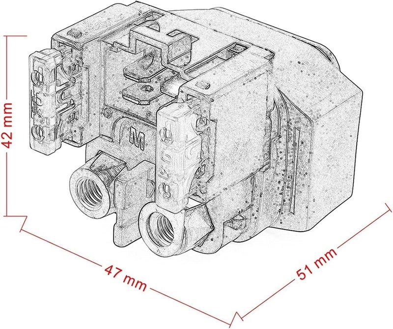 Wivplex Motorcycle Starter Relay Solenoid for Yamaha Models - Image 2