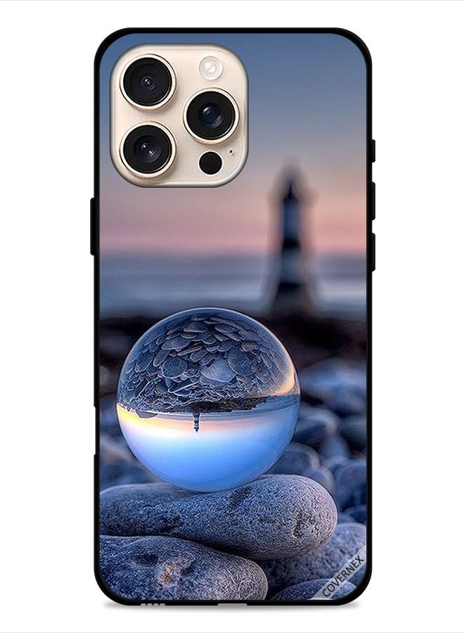 Covernex غطاء حماية آبل آيفون 16 برو ماكس تصوير رائع للطبيعة في زجاج دائري - Image 1