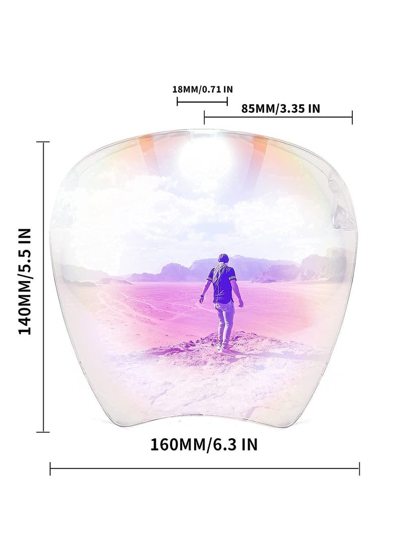 Excefore Full Cover Face Visor Protective Glasses Mirror Shield Sunglasses Anti Fog B2781, for Unisex Adults Indoor Outdoor Activities  - Image 5