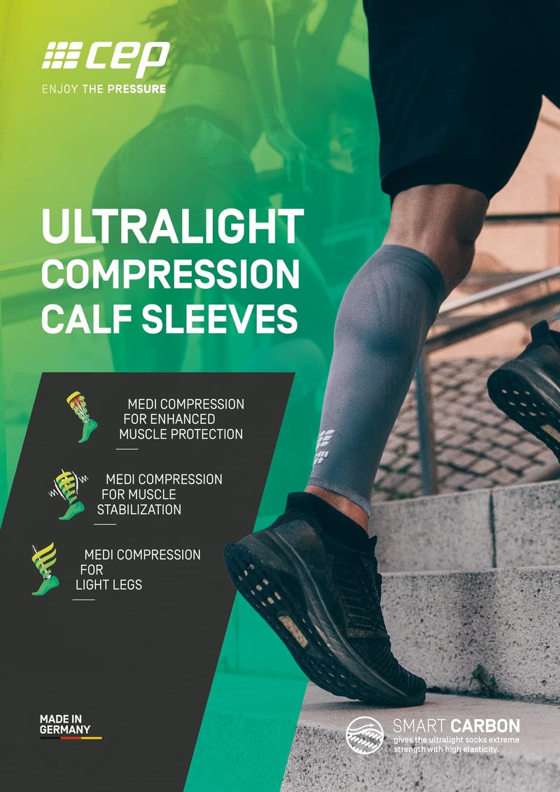 CEP Ultralight Calf Sleeves, Carbon White, Men, IV - Image 2