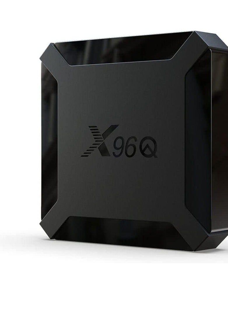 تي في بوكس X96Q بنظام أندرويد 10 وذاكرة  رام 2 جيجا بايت ومساحة تخزين 16 جيجا بايت أسود
