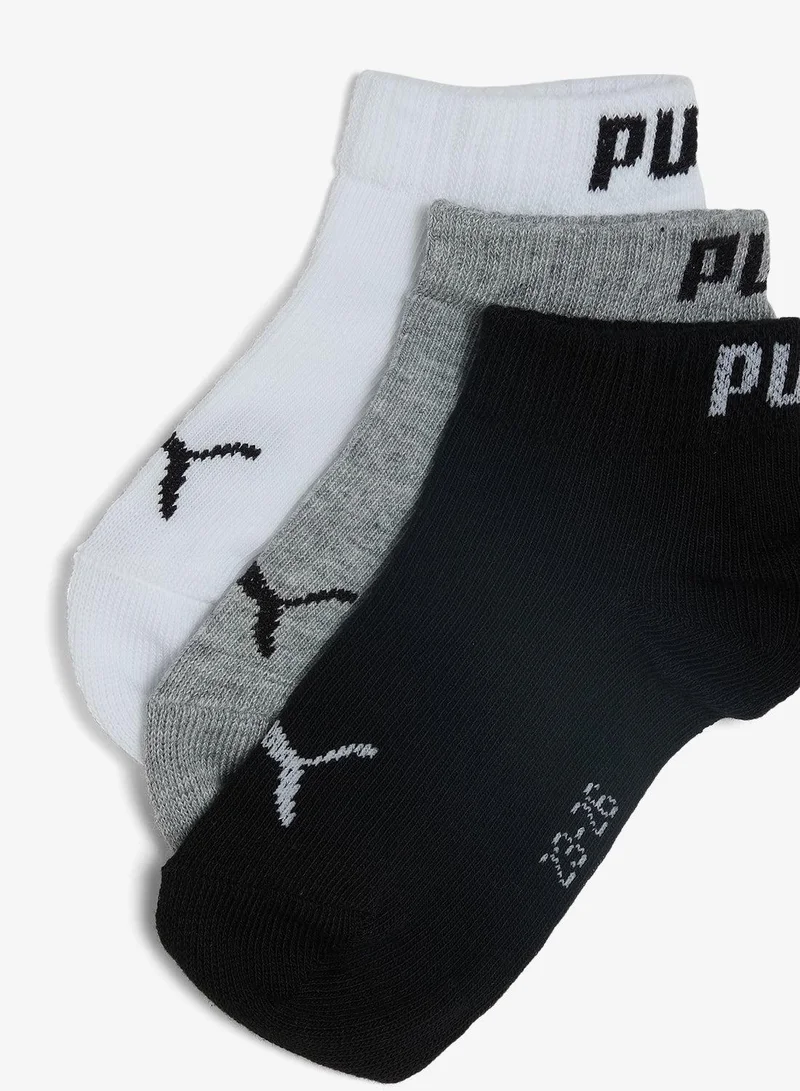 بوما جوارب ربع قطن للأطفال عبوة من  قطع