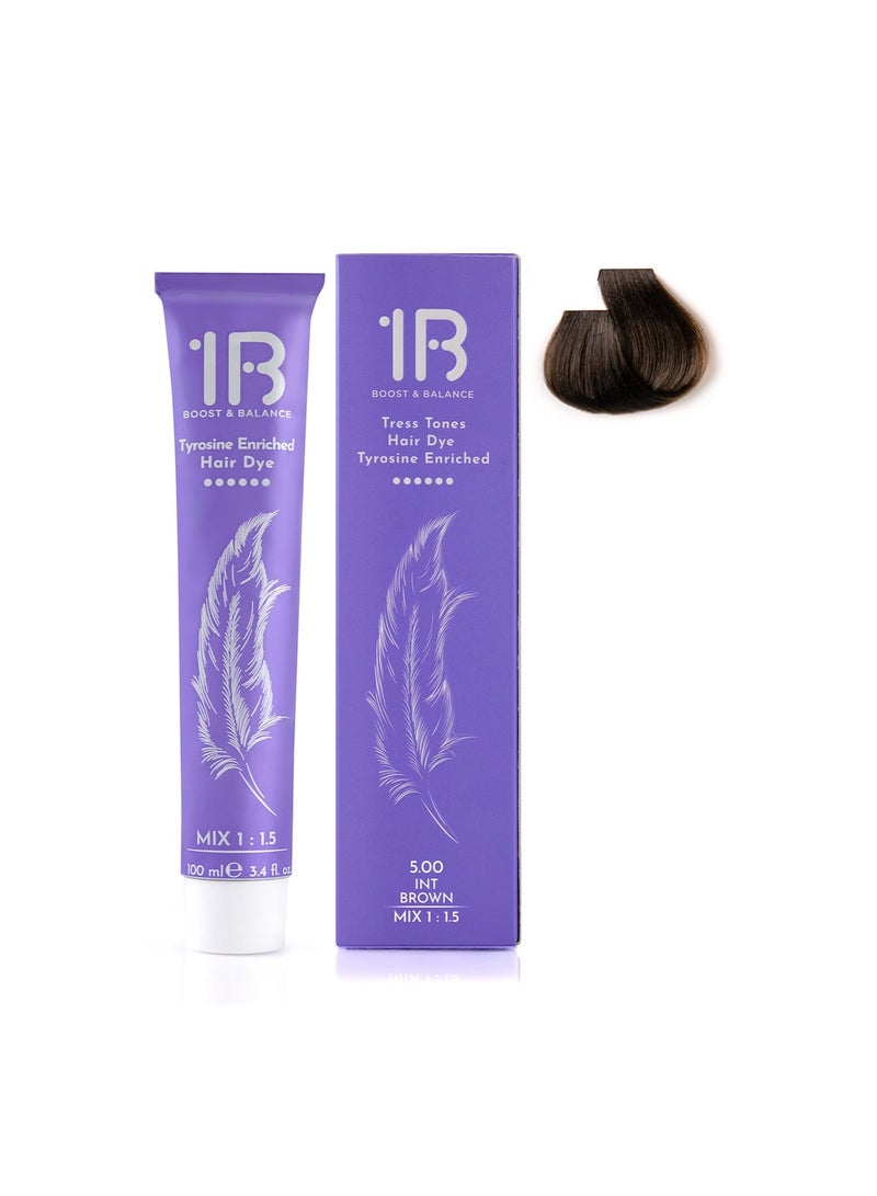 وان بي صبغة الشعر تريس تونز من 1B المعززة بالتيروسين بني مكثف (5) 100 مل - Image 2