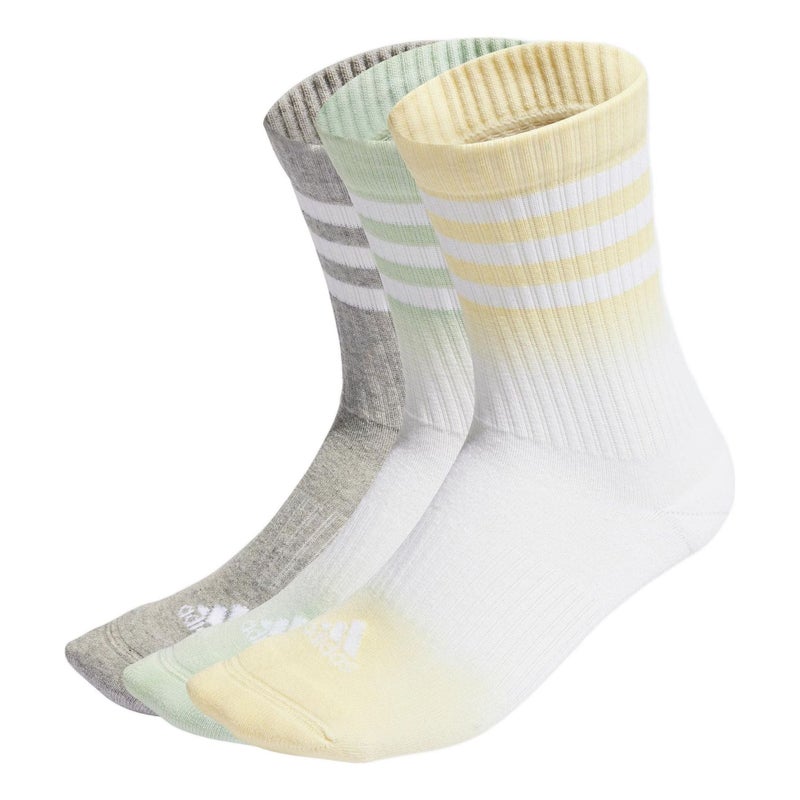 adidas 3-Stripe long socks 3 pairs 'Pastel'