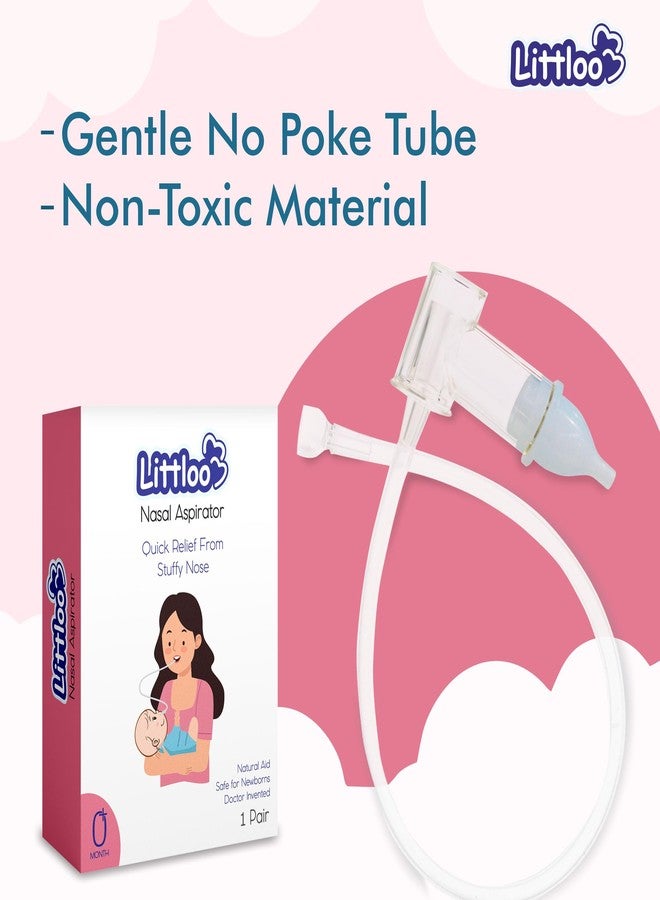 Littloo Baby Nasal Aspirator | Snotsucker for Newborns & Toddlers 0–5 Years | Gentle Mucus Remover with Soft Silicone Tip | Reusable & Easy to Clean | Congestion Relief - Image 5