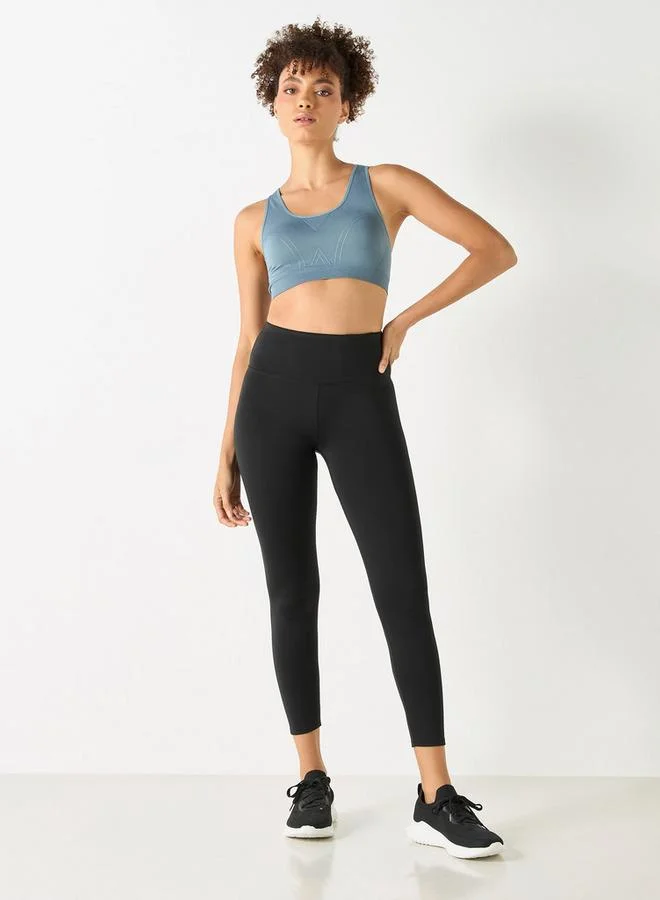 ADOT by Splash Textured Racerback Bra