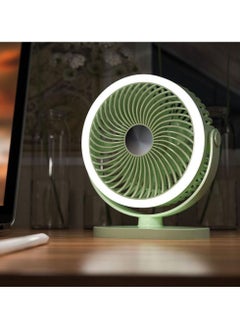 Inder LED Night Light Mute Desktop Cooling Ceiling Fan Green  - Image 2