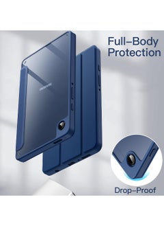 Rock Pow Case for Samsung Galaxy Tab A9 8.7-Inch 2023 Clear Transparent Hard PC Back Protective Tri-Fold Stand Slim Tablet Cover  - Image 5