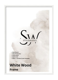 StyleWayez Wall Modern Wood Picture Frames - White Color  - Image 1