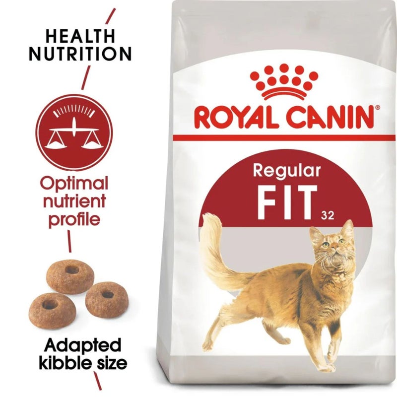 Royal Canin Regular Fit 32 Dry Food for Adult Cats,4kg - Image 2