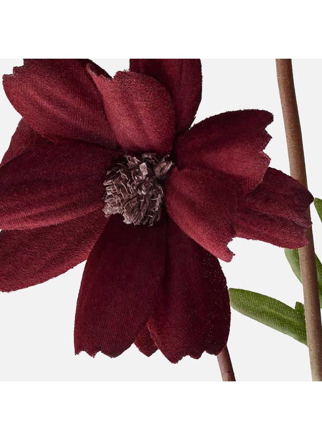 زبون زهرة صناعية، كوزموس/أحمر غامق، 65 سم - Image 2
