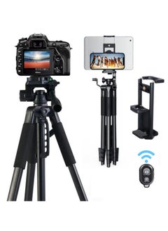 Camera Tripod with Travel Bag, Phone Tripod with Wireless Remote & Phone Holder, Aluminum, for DSLR Cameras & Mobile Photography - pzsku/Z315C8022D9E478680E58Z/45/_/1739522924/0f4513b5-166e-4bf0-b7a4-c081fad08922