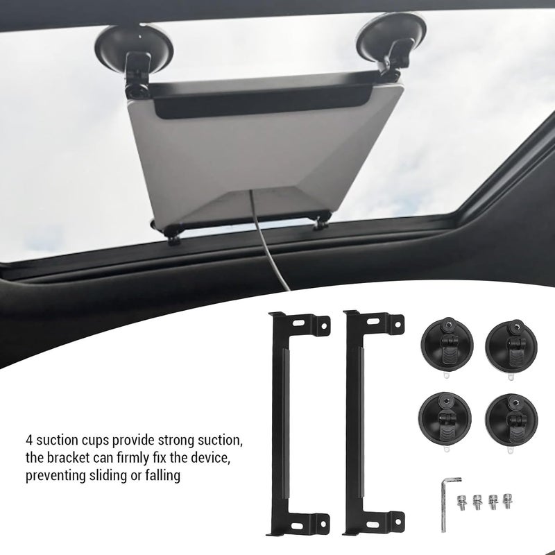 Car Window Suction Cup Mount for Mini Dish Versatile Strong Adsorption Sunroof Mounting Kit for Cars RVs Boats Planes - Image 2
