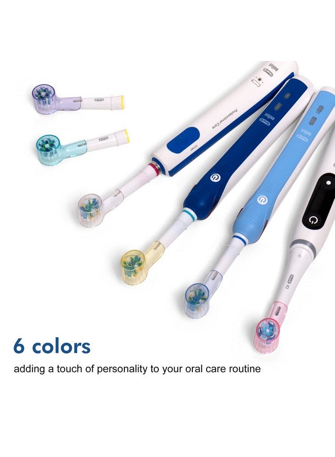 Nincha Powered Toothbrush Head Cover for Oral-B Series Toothbrush Head - Multiple Colors -Pack of 6 - Image 4