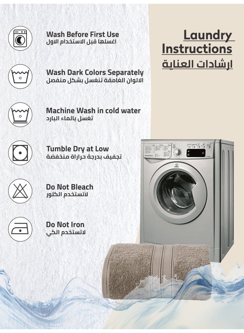 دوناتيلا قسط 100 ٪ بتمشيط القطن 1-قطع ورقة حمام (85 س 172 سم) 600 غسم منشفة كبيرة ، ماصة للغاية ، سريعة الجافة ، أفضل منشفة  سبا وفندق ، أبيض - Image 5