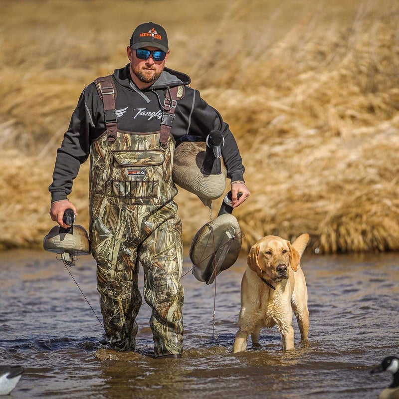 Hisea Chest Waders for Men with 200G Boots, Neoprene Waterproof Duck Hunting Wader, Insulated Bootfoot Fishing Waders - Image 5
