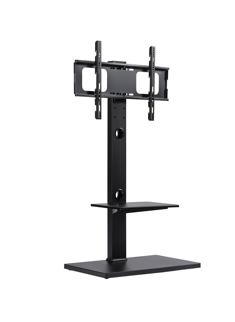 FlashHawk Floor TV Stand with MDF Shelf for 32-60 inch LCD TV,Height Adjustable TV Stand with Cable Management for Liveing Room  - Image 1