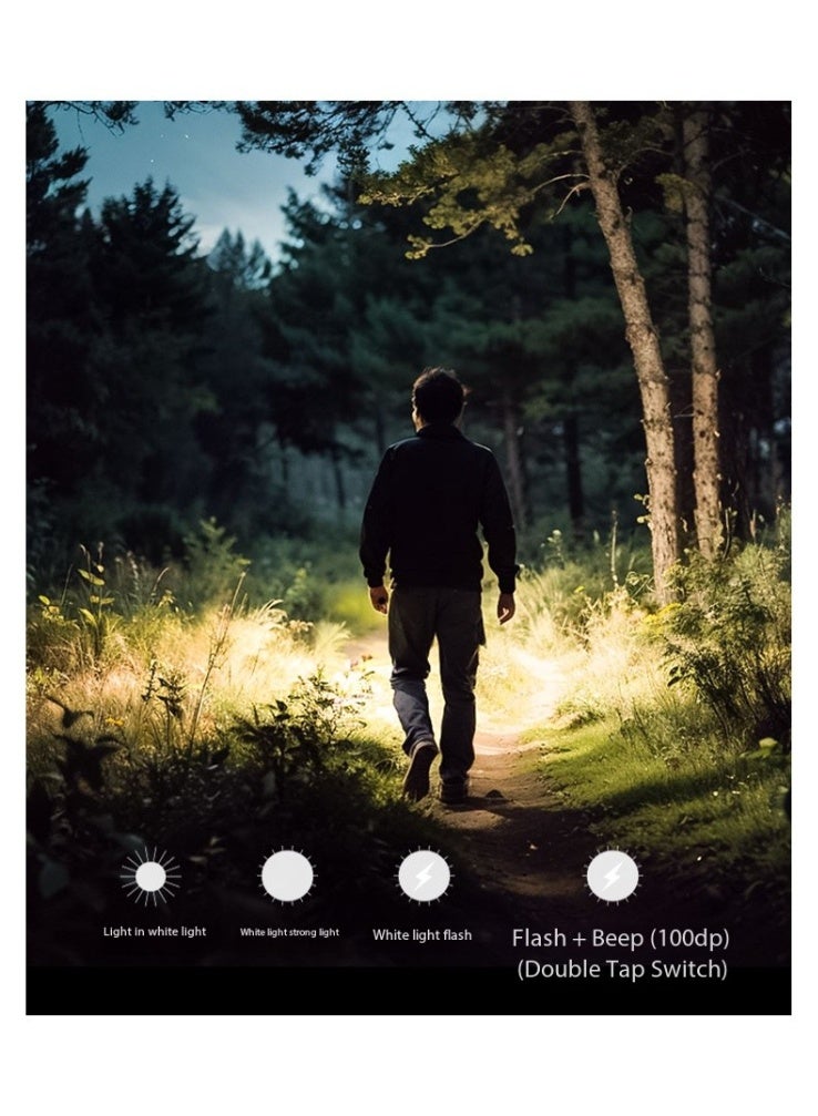 LEM Mini Outdoor Flashlight, Small, Portable, High-Intensity USB Rechargeable Flashlight, Keychain Light for Portable Work - Image 4