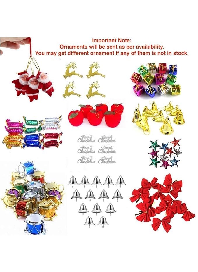 RASHRI ; One For All RASHRI One For All 3 Feet Xmas Tree 48 Pcs Decoration for Christmas Tree with Solid Legs Light Weight Perfect for Christmas Decoration Green  - Image 2