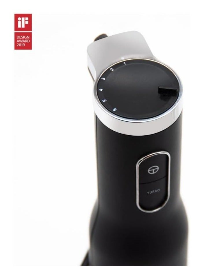 Dorsch Danish Design Hand Blender HB600S | 800W Powerful Motor, Turbo Function, 6 Speed Control | Multi-Function Immersion Blender | Durable Stainless Steel Blades, BPA-Free, Compact & Ergonomic Design | Easy to Clean (Blender Only) - Image 5