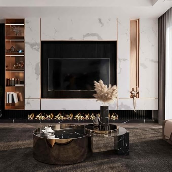 PEEL AND STICK METAL MOLDING TRIM 2" X 20FT SELF-ADHESIVE STAINLESS STEEL WALL TRIM BRUSHED DECORATE STRIP FOR WALL CEILING FLOOR CABINET TILE EDGE, BLACK - Image 3