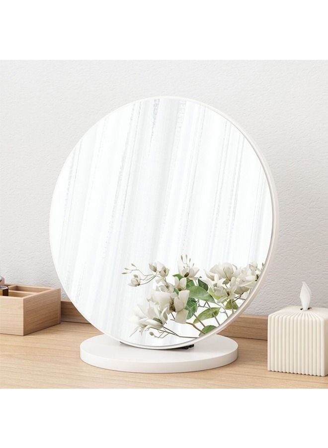 NKX Wooden Desktop Makeup Beauty Mirror With Stand - Image 1