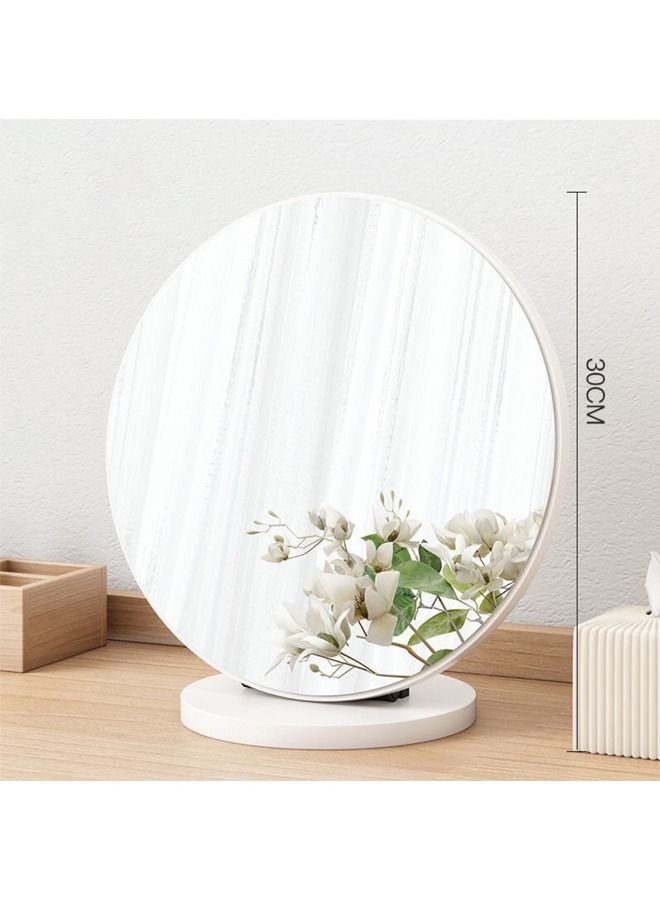 NKX Wooden Desktop Makeup Beauty Mirror With Stand - Image 2