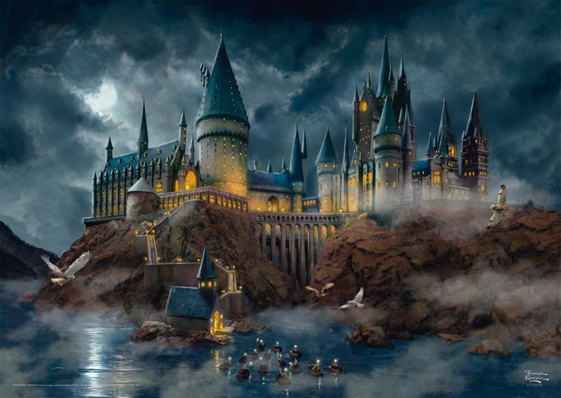 Schmidt Spiele 58577 Thomas Kinkade Wizarding World Harry Potter Hogwarts Castle 1000 Pieces MultiColour - Image 2