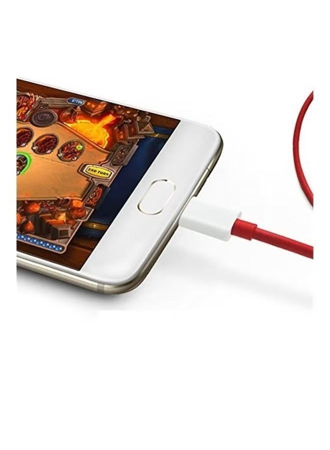 JAJEEK Type-C Fast Charging & Data Transfer Cable – Red/White, 1m/2m Length, High-Speed 5A USB-C Cable for Fast Charging, Data Sync, Compatible with Android Phones, Tablets, Laptops, and More - Image 4